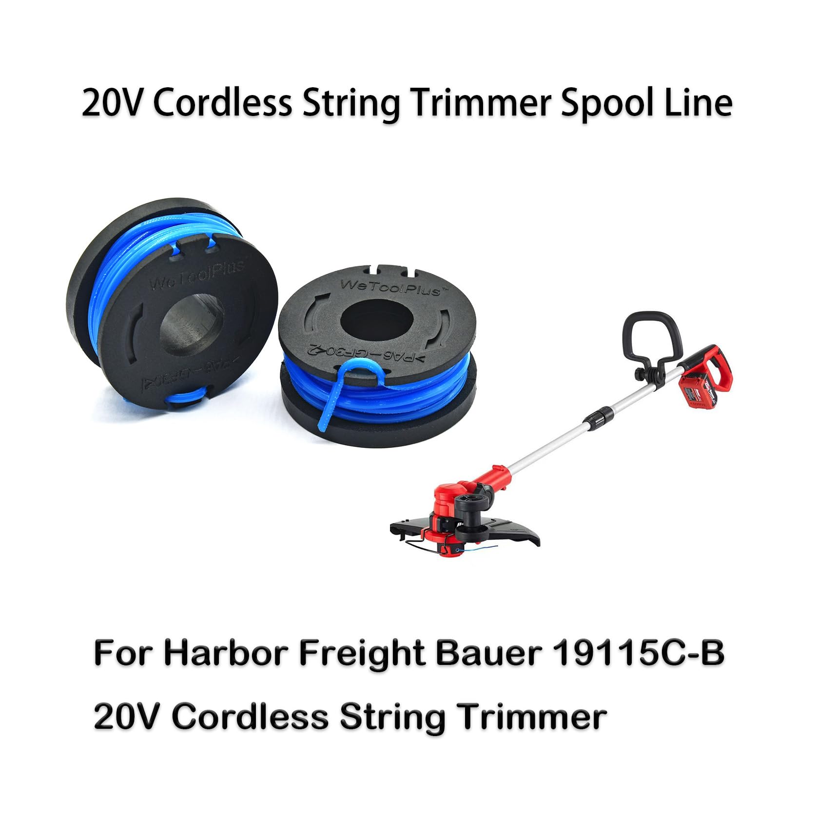 Gardening Tools Harbor Freight - Kit de substituição com 3 carretéis