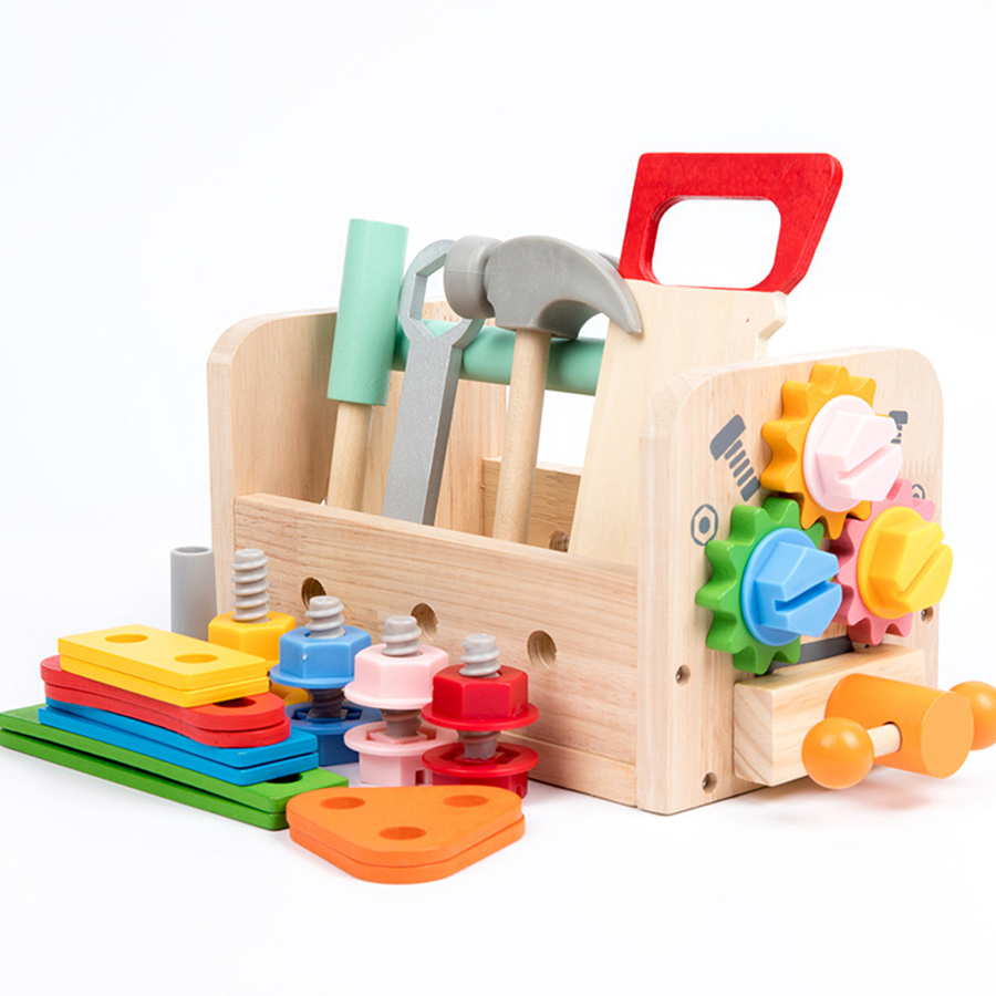 Gardening Tools Kids Set - Crianças ferramenta banco de madeira conjunto