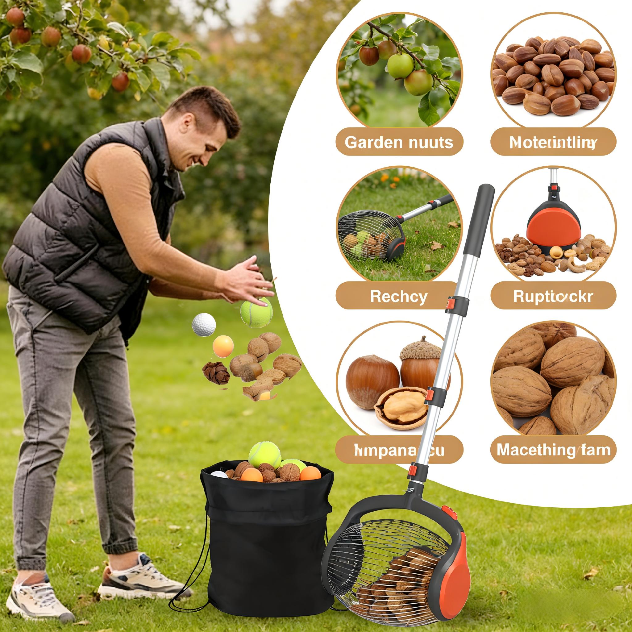 Coletor de Nozes 26.37 a 56.3  - Gardening Yard Tools avaliação e preço