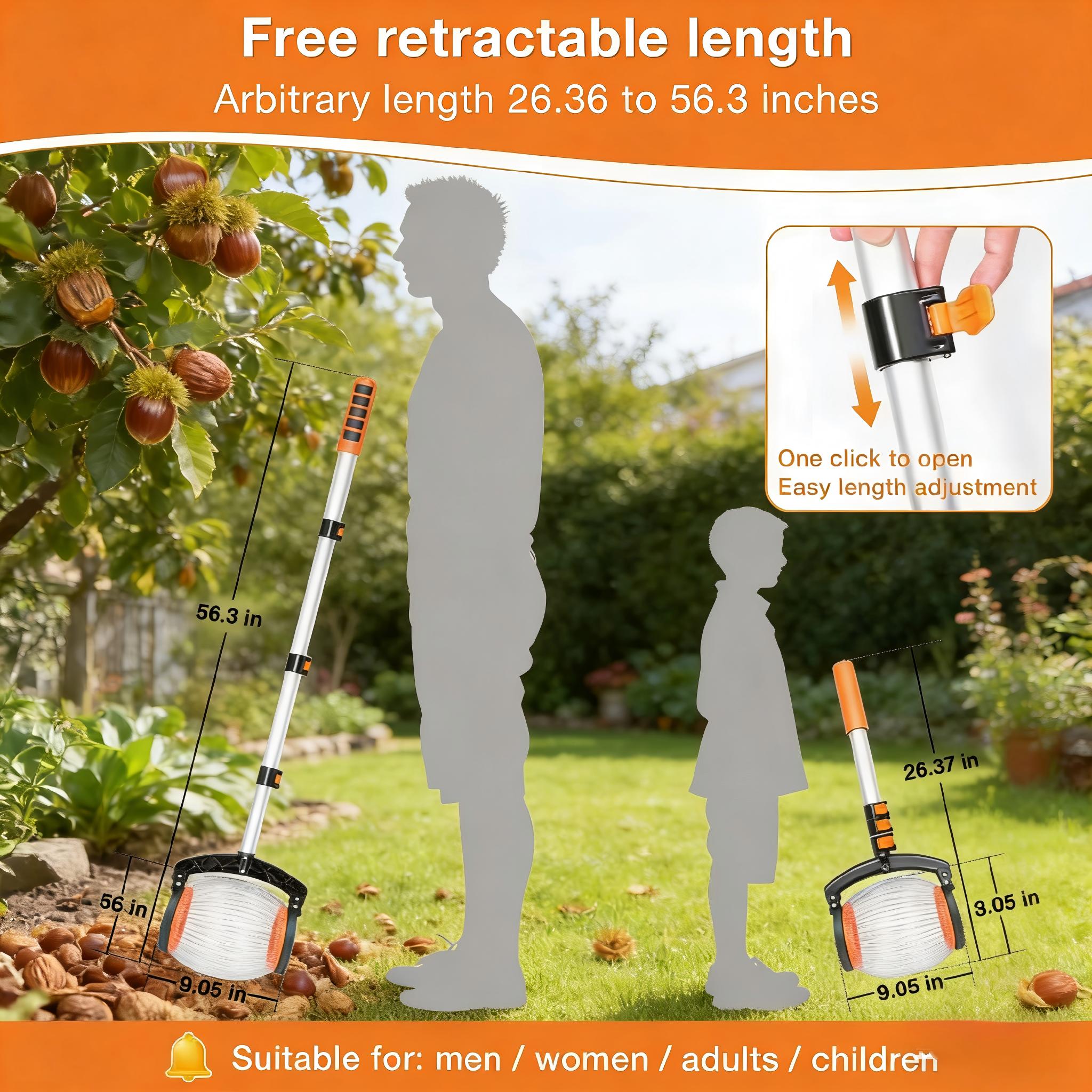 Coletor de Nozes 26.37 a 56.3  - Gardening Yard Tools avaliação e preço
