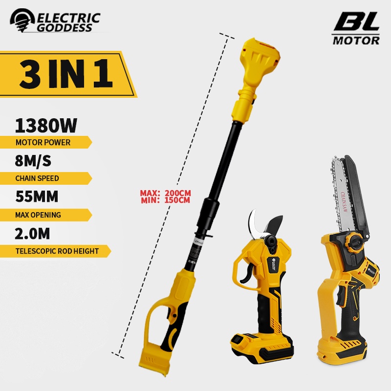 Sem escova 6 Polegada motosser - Gardening Tools Usa avaliação e preço